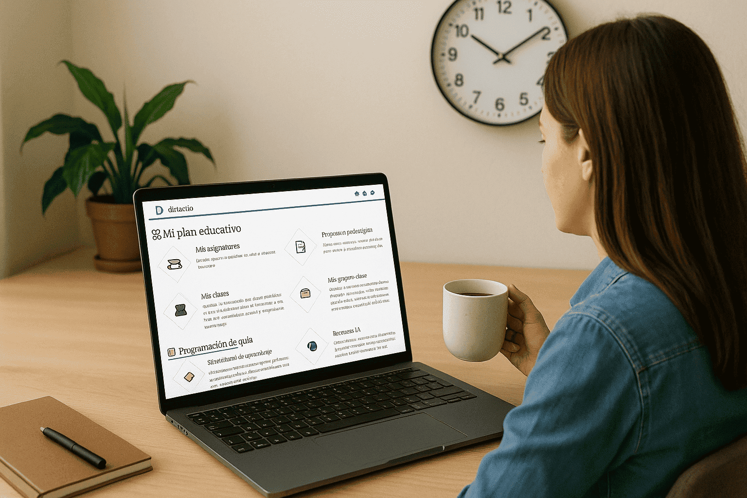 Docentes planificando en equipo
